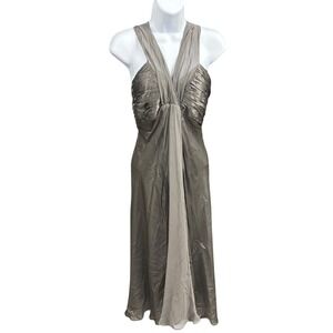 Donna Ricco New York Dress Size 8 Sleeveless Grey Formal Party Cocktail Career‎